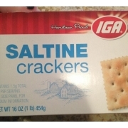 Saladitas crackers calories