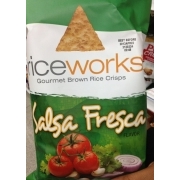riceworks brown rice crisps gourmet salsa fresca calories rice works salsa fresca