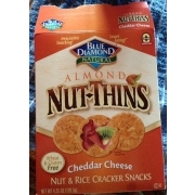 Nut-Thins Nut & Rice Cracker Snacks, Cheddar Cheese: Calories ...