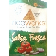 riceworks salsa fresca brown rice crisps calories nutrition rice works salsa fresca