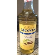 Monin Sugar Free Vanilla Syrup Calories Nutrition Analysis More Fooducate