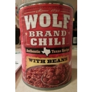 Wolf Brand Chili With Beans: Calories, Nutrition Analysis & More