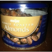 Meijer Honey Roasted Almonds: Calories, Nutrition Analysis & More ...