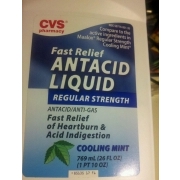 CVS Pharmacy Cooling Mint, Antacid Liquid: Calories, Nutrition Analysis ...