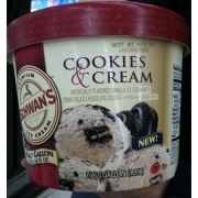 Schwan's Ice Cream With Cream Filled Chocolate Cookies: Calories ...