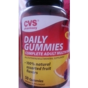 CVS Pharmacy Gummies Dietary Supplement: Calories, Nutrition Analysis ...