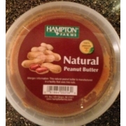 Hampton Farms Natural Peanut Butter Spread: Calories, Nutrition ...