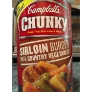 Campbell's Soup, Sirloin Burger With Country Vegetables: Calories