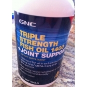 Gnc Triple Strength Fish Oil 1400, Plus Joint Support, Dietary ...