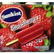 Sunkist Strawberry Frozen Sorbet Bars: Calories, Nutrition Analysis ...