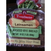 Dimpflmeier Leinsamen Flaxseed Rye Bread Calories Nutrition