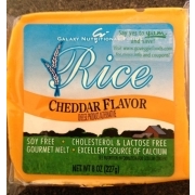Galaxy Nutritional Foods Rice, Cheddar Flavor, Cheese Product ...