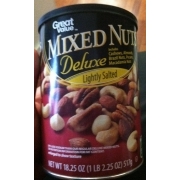 Great Value Lightly Salted Deluxe Mixed Nuts – 15.25 Oz – 2 Pack – Pantry Snack, 170 Cal Per Serving – USA