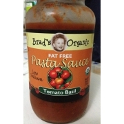 Brad's Organic Pasta Sauce, Tomato Basil: Calories, Nutrition Analysis ...