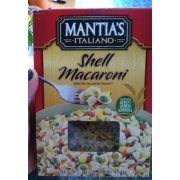 Mantia's Italiano Shell Macaroni, Enriched Macaroni Product: Calories ...