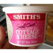 Smith S Small Curd Low Fat Cottage Cheese Calories Nutrition