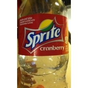 Sprite Cranberry Lemon Lime Soda: Calories, Nutrition Analysis & More ...