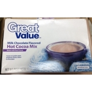 Great Value Milk Chocolate Flavored Hot Cocoa Mix: Calories, Nutrition ...
