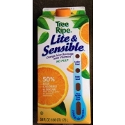 Tre Ripe Juice Tree Ripe Lite & Sensible, Orange Juice Beverage With Vitamins, No Pulp ...