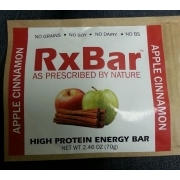 Apple Rx Bar Rx Bar High Protein Energy Bar, Apple Cinnamon: Calories, Nutrition ...