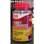 Cvs Pharmacy Daily Gummies Complete Adult Multivitamin Dietary ...