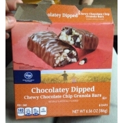 Kroger Chocolatey Dipped Chewy Chocolate Chip Granola Bar: Calories ...