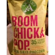 Angie’s Boom Chicka Pop, Sea Salt Popcorn: Calories, Nutrition Analysis