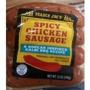 Italian Sausage Spicy Mango Jalapeno Chicken Sausage Chicken