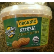 Hampton Farms Organic Natural Peanut Butter: Calories, Nutrition ...