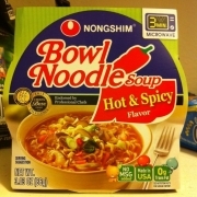Nongshim Bowl Noodle Soup, Hot & Spicy Flavor: Calories ...
