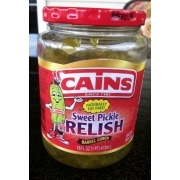 Cains Sweet Pickle Relish Calories Nutrition Analysis More Fooducate