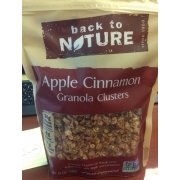 Back To Nature Apple Cinnamon Granola Clusters Calories Nutrition Analysis More Fooducate