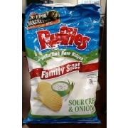 Ruffles Sour Cream And Onion, Potato Chips: Calories, Nutrition ...