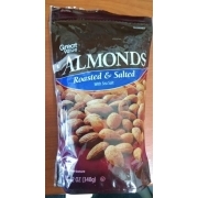 Great Value Almonds, Roasted & Salted With Sea Salt: Calories ...