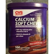 Cvs Pharmacy Calcium Soft Chews, Milk Chocolate, Dietary Supplement ...
