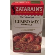 Zatarain's Gumbo Mix with Rice: Calories, Nutrition Analysis & More ...