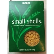 Meijer Small Shells, 100% Durum Semolina, Enriched Macaroni Product ...