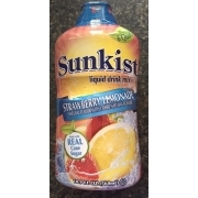 Sunkist Liquid Drink Mix, Strawberry Lemonade: Calories, Nutrition