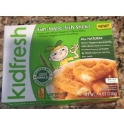Kidfresh All Natural Fun Tastic Fish Sticks: Calories, Nutrition