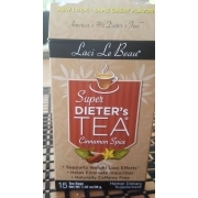 Laci Le Beau Super Dieter's Tea, Cinnamon Spice: Calories, Nutrition ...