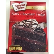Duncan Hines Classic Dark Chocolate Fudge, Moist Cake Mix: Calories
