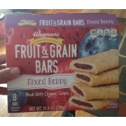 Wegmans Food You Feel Good About Fruit And Grain Bars, Mixed Berry ...
