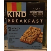 Kind Breakfast Bars Blueberry Almond Nutrition Grade B Kind Breakfast Bars Blueberry Almond Nutrition Grade B