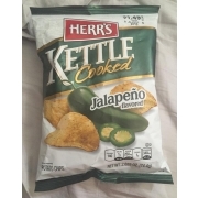 Herr's Potato Chips, Kettle Cooked, Jalapeno Flavored: Calories ...