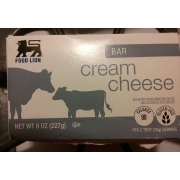 Food Lion Cream Cheese: Calories, Nutrition Analysis & More | Fooducate