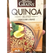 Earthly Grains Quinoa Blend, Thai Sesame: Calories, Nutrition Analysis