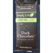 Simply Lite Sugar Free Dark Chocolate, Fine Chocolate Candy Bar