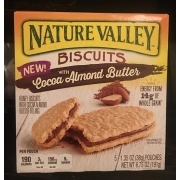 nature valley biscuits with almond butter nutrition