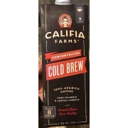 Califia Farms Cold Brew Coffee: Calories, Nutrition Analysis &amp; More ...