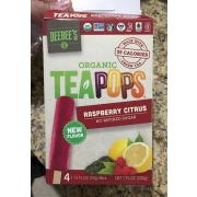 Tea Pops Raspberry Citrus Bars: Calories, Nutrition Analysis & More ...